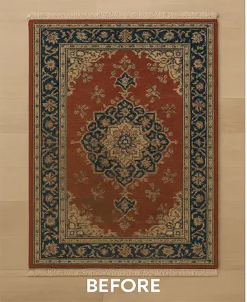 Rug Before Cleaning Cypress