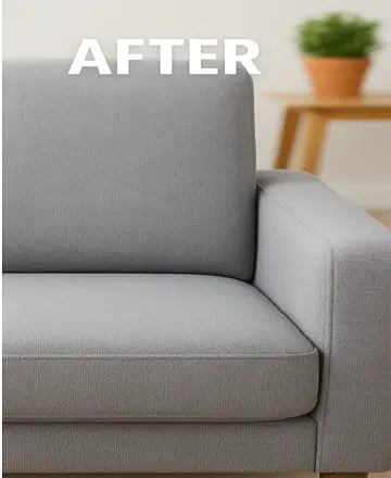 Transformed Upholstery After Professional Cleaning
