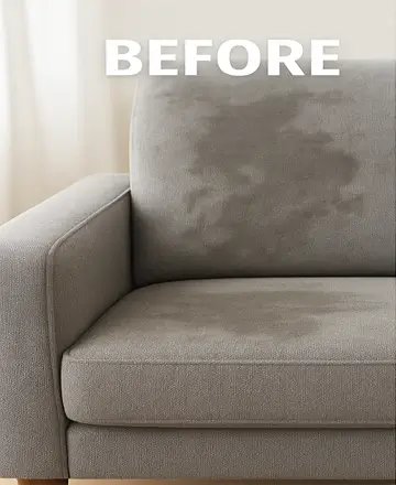 Upholstery Before Professional Cleaning Cypress TX